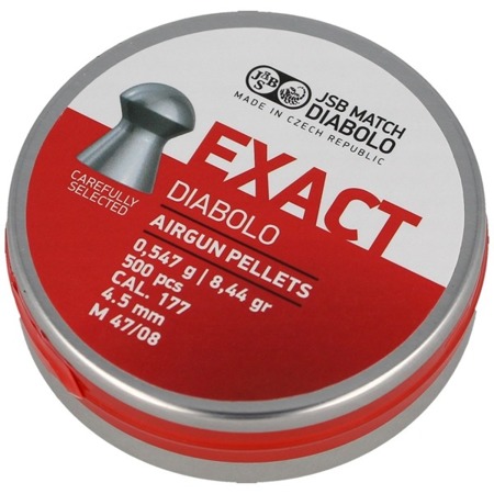 JSB - Diabolo Exact Pellets - 4,52 mm - 500 Stück - 546237-500 - Diabolos 