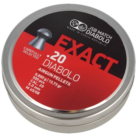 JSB - Diabolo Exact Pellets - 5,1mm (.20) - 500 Stück - 546220-500 - Diabolos 