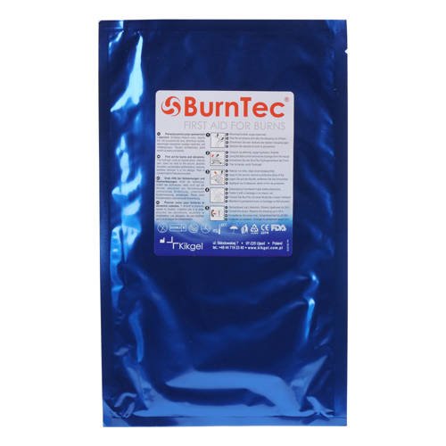 KIKGEL - Steriler, kühlender Gel-getränkter Brandwundenverband BurnTec - 12 x 24 cm - NN-MKI-K12B-001 - Erste Hilfe