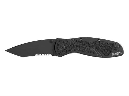 Kershaw - Taktisches Messer Blur Tanto 1670TBLKST - 14C28N - Schwarz - 1670TBLKST - Survival Messer