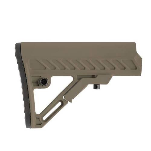 Leapers - Stock für AR-15 UTG Pro Ops Ready S2 - Mil-Spec - FDE - RBUS2DMS - Hinterschäfte für AR