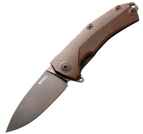 LionSteel - Klappmesser KUR G10 - Sleipner - Braun - KUR BBR - Survival Messer