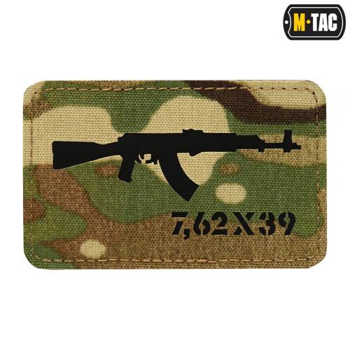 M-Tac - AKM 7,62 x 39 Lasergeschnittener Aufnäher - Multicam/Schwarz - 51110802 - Morale Patch