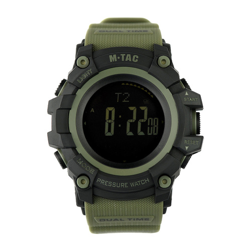 M-Tac - Adventure Taktische Uhr - Schwarz/Oliv - 50005001 - Uhren