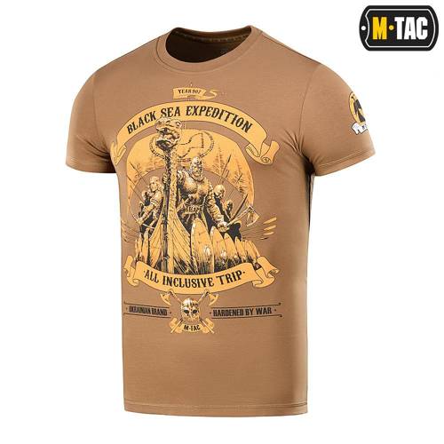 M-Tac - Black Sea Expedition T-Shirt für Männer - Coyote Brown - 80025017 - T-Shirts