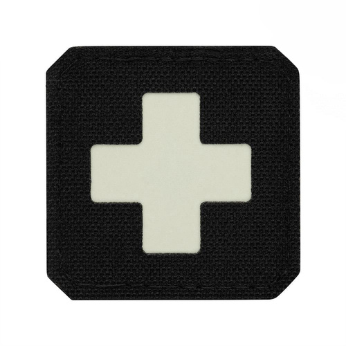 M-Tac – Medic Cross Laser Cut Patch – Schwarz / GID – 51122299 - Blutgruppe & Medic