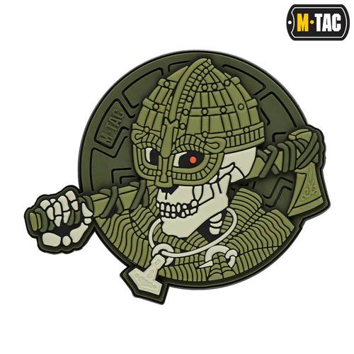 M-Tac - Moralabzeichen - Untoter Wikinger 3D PVC - Olive - 51157001 -  3D PVC Morale Patches