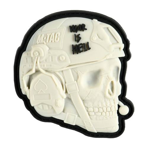 M-Tac - Patch War is Hell 3D PVC - Moral Patch - Weiß - 51328036 - Andere