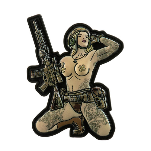 M-Tac – Tactical Girl №1 Mjóllnir Patch – PVC – Vollfarbe – 51116107 - Morale Patch