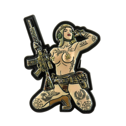 M-Tac – Tactical Girl Patch Nr. 1 Tryzub – PVC – Vollfarbe – 51116105 - Andere