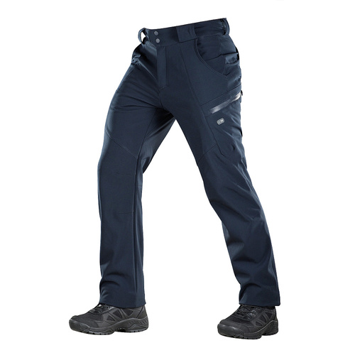 M-Tac - Trekking Softshell Winterhose - Dark Navy Blue - 20306015 - Cargohosen