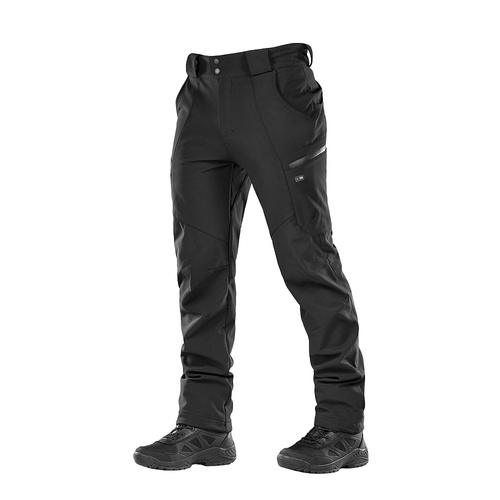 M-Tac - Trekking Softshell Winterhose - Schwarz - 20306002 - Cargohosen