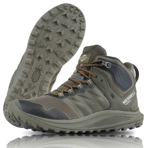 Merrell - Nova 3 Tactical Mid Trekkingstiefel - Wasserdicht - Dark Olive - J005053  - Geschenkidee für mehr als €75