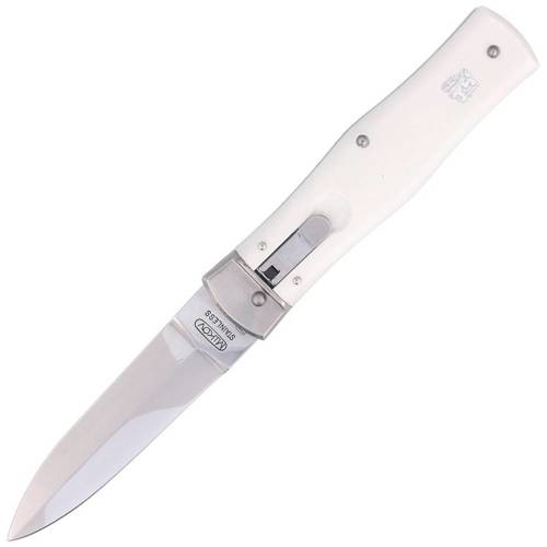 Mikov - Federmesser Predator - ABS - AISI 420 - Weiß - 241-NH-1/KP WHITE - Einhandmesser