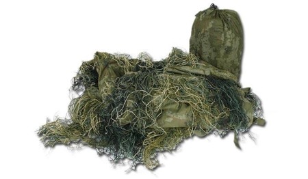 Mil-Tec - Ghillie Cover 'Anti Fire' - 140 x 100 cm - Woodland - Tarnungssysteme