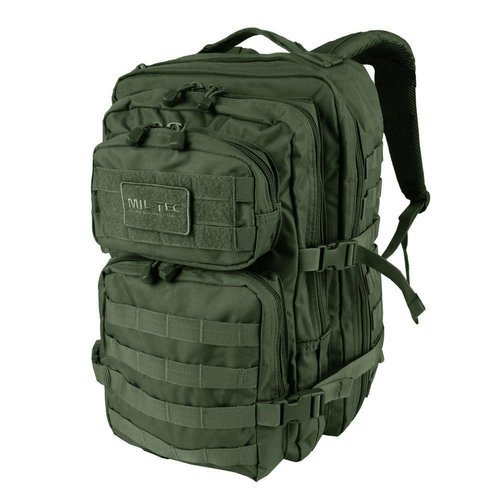 Mil-Tec - Großer Angriff Pack - OD Grün - 14002201 - Touren, Patrouille (26-40 Liter)