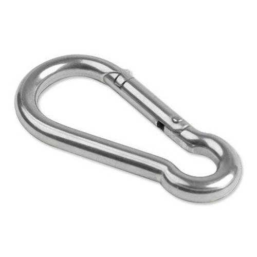 Mil-Tec - Karabinerhaken aus Stahl - US Oval - 40 mm - 15924050 - Stahlkarabiner