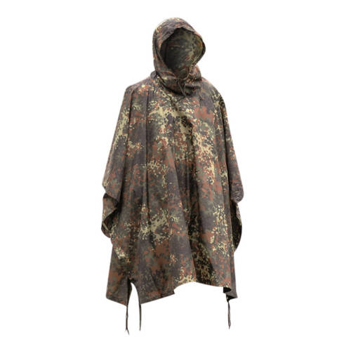 Mil-Tec - Poncho US - RipStop - Flecktarn - 10630021 - Ponchos - Regenumhänge