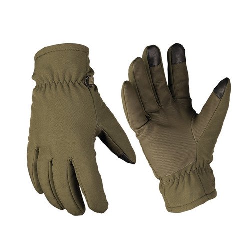 Mil-Tec - Softshell Thinsulate™ Winterhandschuhe - Grün - 12521301 - Winterhandschuhe