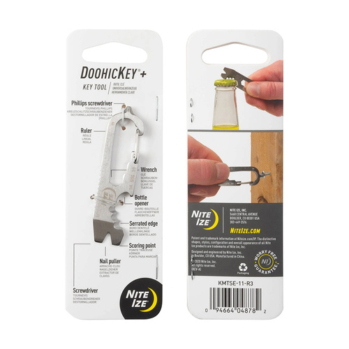 Nite Ize - DoohicKey+ Schlüsselwerkzeug - KMTSE-11-R3 - Microtools