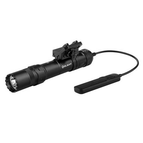 Olight - Odin GL M LED-Taschenlampe für Waffen mit Laservisier und M-LOK Halterung - 1500 Lumen - Grüner Laser - Schwarz  - Taktische Taschenlampen