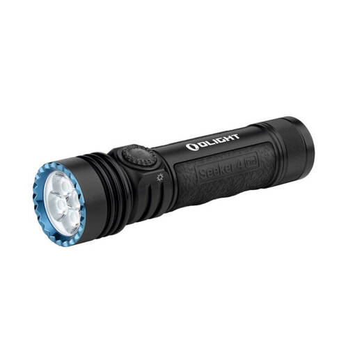 Olight - Taktische Taschenlampe Seeker 4 Pro Cool White - 4600 Lumen - 5000 mAh - Seeker 4 Pro CW (Matte Black) - LED-Taschenlampen