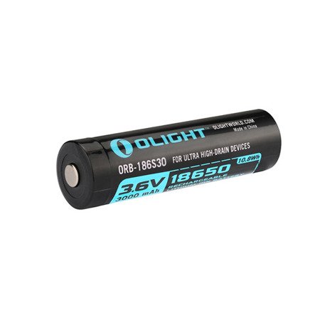 Olight - Wiederaufladbarer Li-Ion Akku 18650 3.6V 3000 mAh - ORB2-186S30 - Batterien