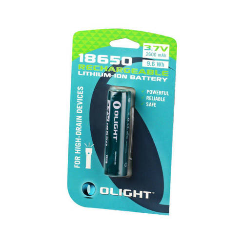 Olight - Wiederaufladbarer Li-Ion Akku - 18650 3,7V 2600 mAh - Batterien