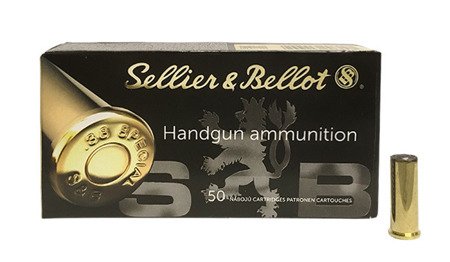 Sellier&Bellot - Revolvermunition .38 Special WC 9,6g - BOX 50 Stück - Pistolenpatronen