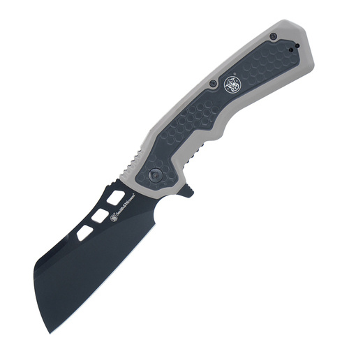 Smith&Wesson - Klappmesser Extraction & Evasion - Cleaver - Schwarz/Grau - 1208414 - Klappmesser