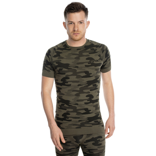 Spaio - Military Thermo-T-Shirt - Forest Green Tarn - T-Shirts