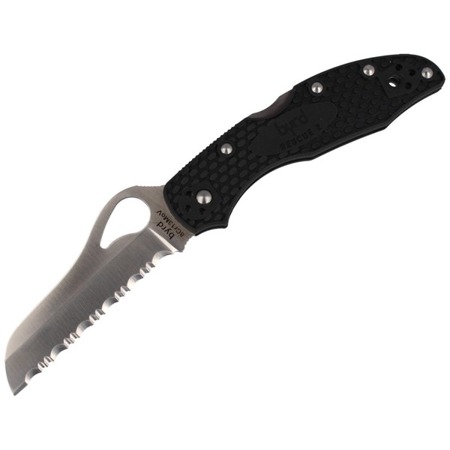 Spyderco - Byrd Meadowlark&#8482; 2 Rettung FRN Schwarz Klappmesser - BY19SBK2 - Klappmesser