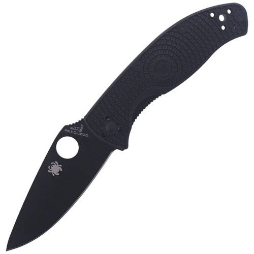 Spyderco – Tenacious FRN Taktisches Klappmesser – Schwarz – C122PBBK - EDC-Messer