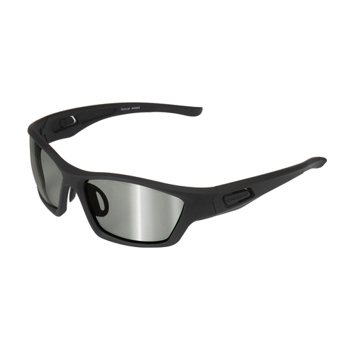 Swiss Eye - Tomcat polarisierte ballistische Brille - Schwarz / Rauch - 40402 - Schutzbrille