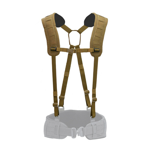 Templars Gear - X-Harness 4-Punkt taktische Hosenträger - MOLLE - Coyote Brown - TG-X-HAR-CB  - Templar's Gear taktische Gurte