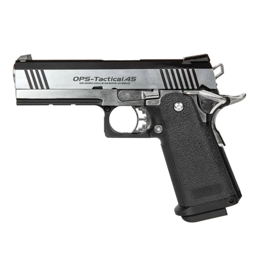 Tokyo Marui - Replica ASG der Pistole Hi-CAPA Custom - Schwarz/Silber - TMR-02-029604 - Softair Waffen