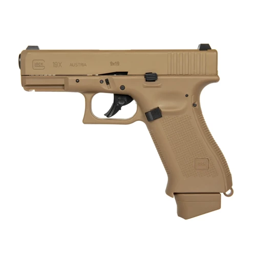 Umarex - ASG Replica Pistole Glock 19X GBB - CO₂ - Coyote - UMA-02-026671 - Pistolen CO2