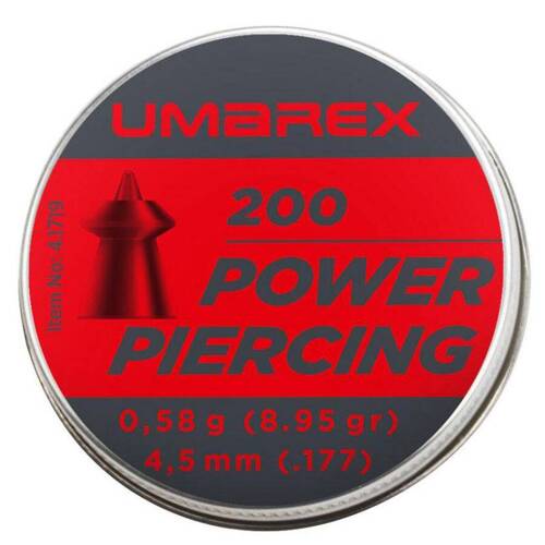 Umarex - Power Piercing Luftgewehrkugeln - 4,5 mm - 200 Stück - 4.1719 - Diabolos 