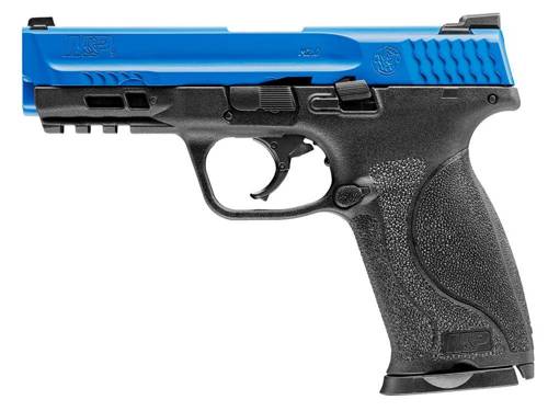 Umarex - Smith&Wesson M&P9 M2.0 T4E LE RAM Gummigeschoss Pistole cal. .43 - Black / Blue - 2.4749 - Defense Training Markers