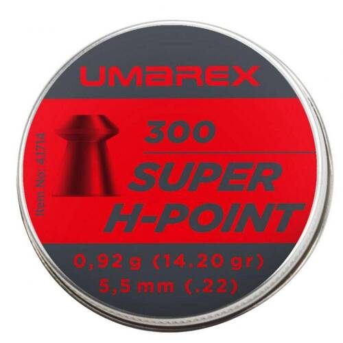 Umarex - Super H-Point Luftgewehrkugeln - 4,5 mm - 300 Stück - 4.1714 - Diabolos 