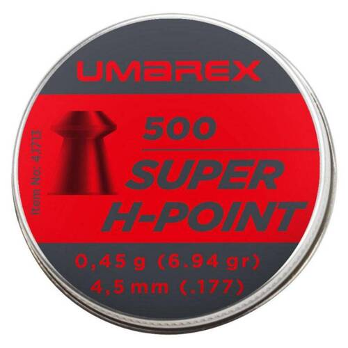 Umarex - Super H-Point Luftgewehrkugeln - 4,5 mm - 500 Stück - 4.1713 - Diabolos 