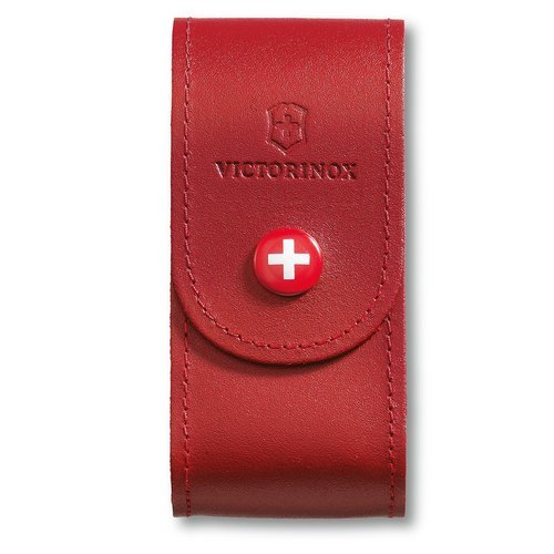 Victorinox - Gürteltasche aus Leder - Rot - 4.0521.1 - Scheiden und Zubehör