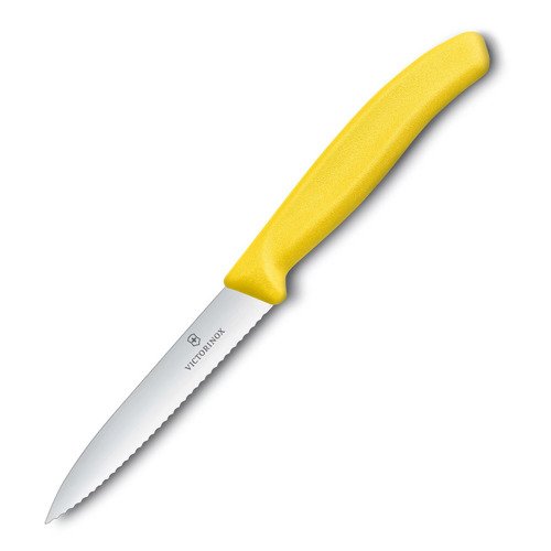 Victorinox - Küchenmesser Swiss Classic - Gezahnt - Gelb - 6.7736.L8 - Touristenbesteck