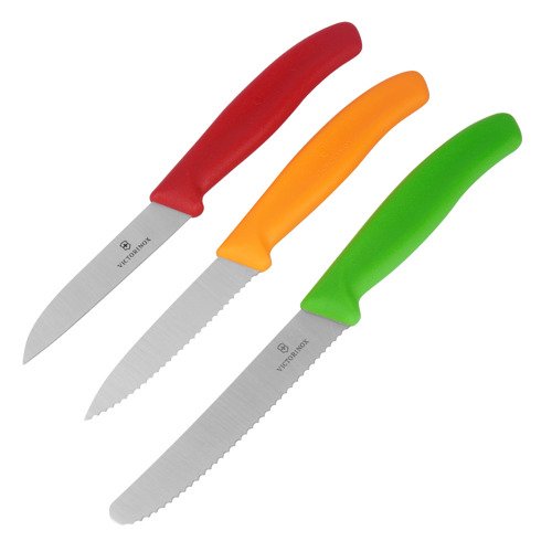 Victorinox - Schweizer Classic Gemüsemesser-Set - 3 Stück - 6.7116.32 - Touristenbesteck