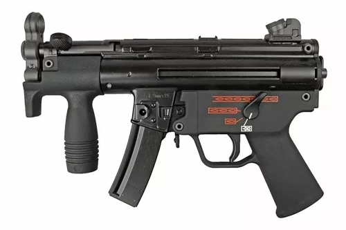 WE - ASG GBB Replica des MP5K Apache-SMG - Schwarz - WET-02-007134 - Pistolen Gas