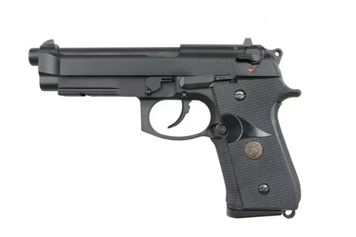 WE - Replica ASG Pistole M9A1 - Grünes Gas - Schwarz - WET-02-000982 - Pistolen Gas