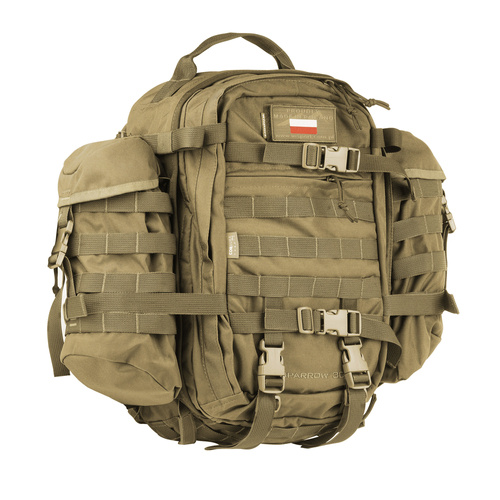 WISPORT - Sparrow 30 II Rucksack mit zwei Seitentaschen - 30 + 10 l - Coyote - Touren, Patrouille (26-40 Liter)