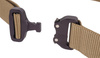 Bajonett - COMBAT HEAVY DUTY taktischer Gürtel - AustriAlpin COBRA® ProStyle Schnalle 18 kN - 45 mm - Coyote Brown.