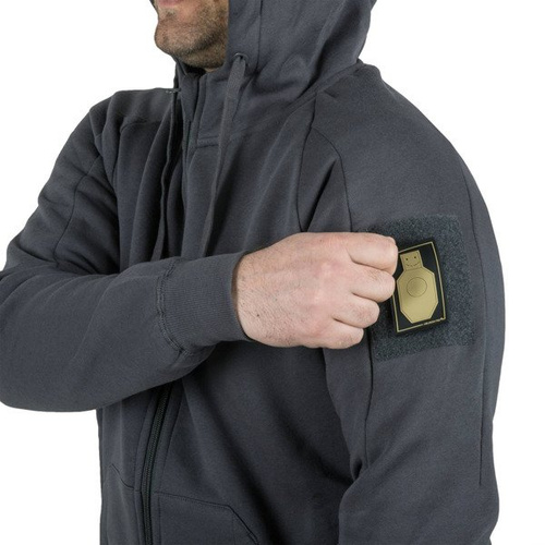 Helikon - Urban Tactical Hoodie® Lite Kapuzenpullover - FullZip - Grau - BL-ULF-CB-19