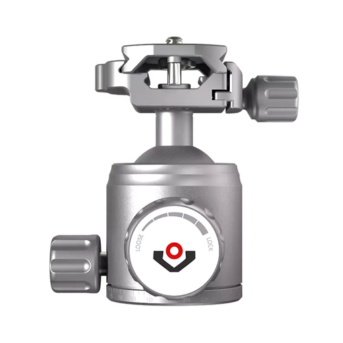 Rokstad - Kugelkopfsatz 38mm für 3/8"-16 Gewinde - Picatinny/ARCA - Grau - RSRH-01